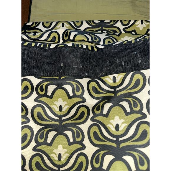 Petunia Pickle Bottom Diaper Bag Boxy Backpack Green Tan floral - Picture 3 of 11